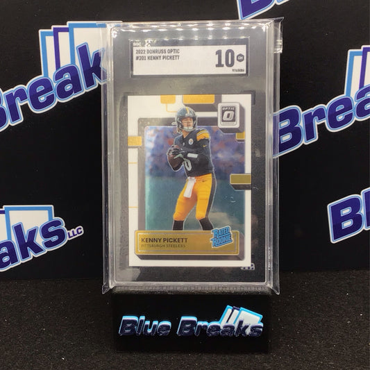2022 Donruss Optic Kenny Pickett #201 SGC 10 Steelers