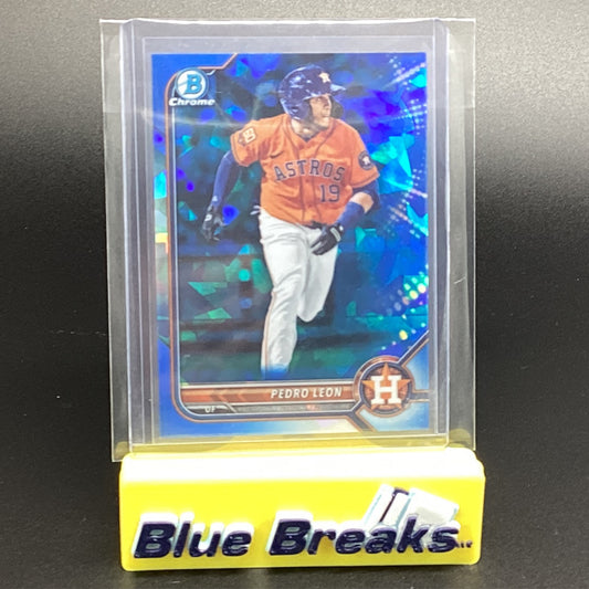 2022 Bowman Chrome Sapphire Pedro Leon