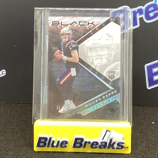 2022 Panini Black - Bailey Zappa - 35/75 - New England Patriots