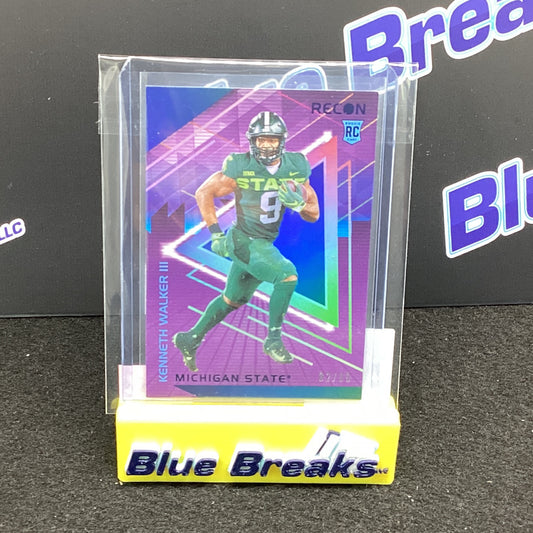 2022 Panini Chronicles Recon Draft Picks Kenneth Walker III 82/99 18