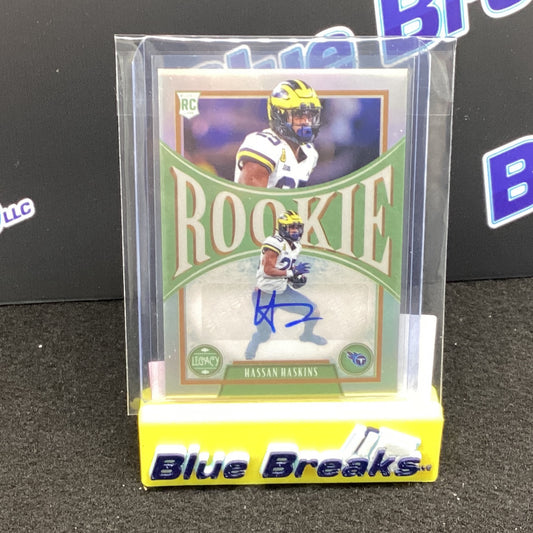 2022 Panini Legacy Rookie Hassan Haskins auto 195