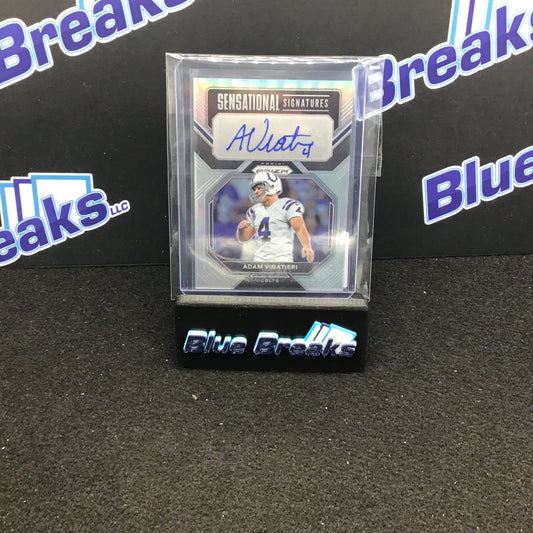 2022 Panini Prizm - Adam Vinatieri - 124/125 - Indianapolis Colts - Sensational Signatures - SS-AV