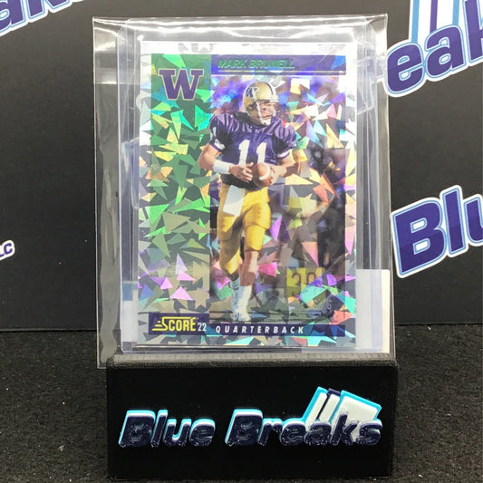 2022 Panini Chronicles Score Draft Picks Cracked Ice Mark Brunell 6/6 #8