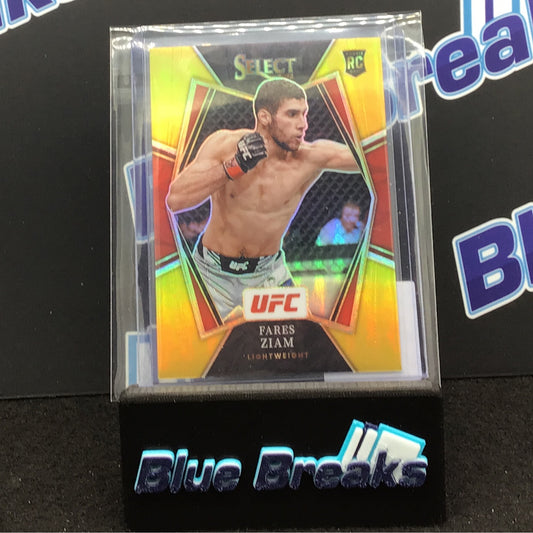2022 Panini Select Fares Ziam 06/10 RC #130 UFC