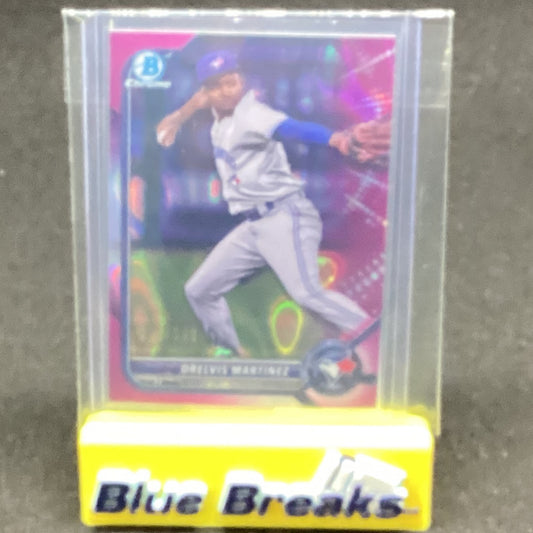 2022 Bowman Chrome Fuschsia Orelvis Martinez 101/199 BCP-104