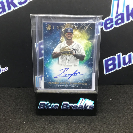 2022 Bowman Inception Primordial Prospects Roberto Campos auto 69/75 #PPA-RC Tigers