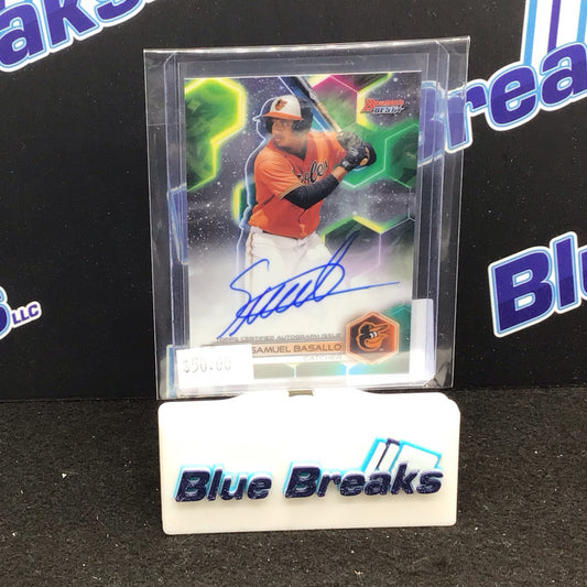 2023 Bowman's Best Samuel Basallo auto #B23-SB Orioles