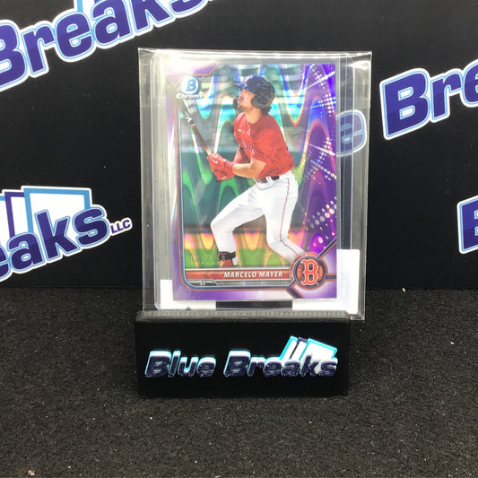 2022 Bowman Chrome Purple Wave Marcelo Mayer 062/250 #BCP-126 Braves