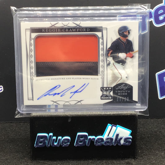 2022 Leaf Trinity - Reggie Crawford - 66/99 - San Francisco Giants - XRC