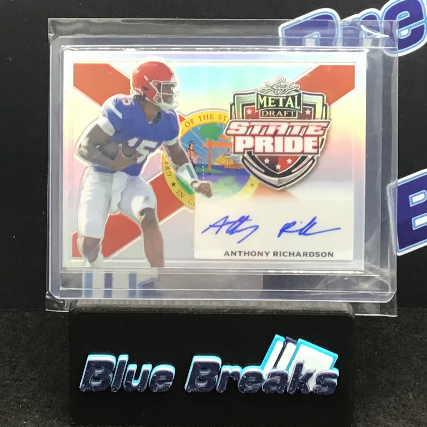 2022 Leaf Metal Draft - State Pride - Anthony Richardson - #SP-AR1 - 22/40
