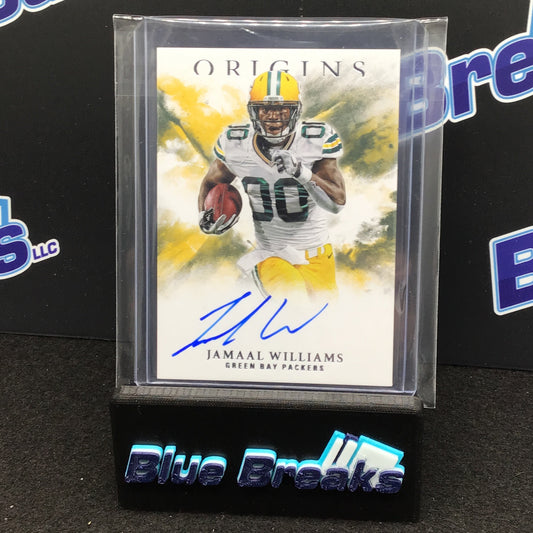 2017 Panini Origins - Jamaal Williams - Auto - Green Bay Packers