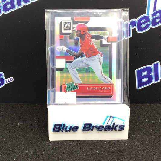 2022 Panini Donruss Optic Rated Prospect Silver Elly De la Cruz #RP-6 Reds