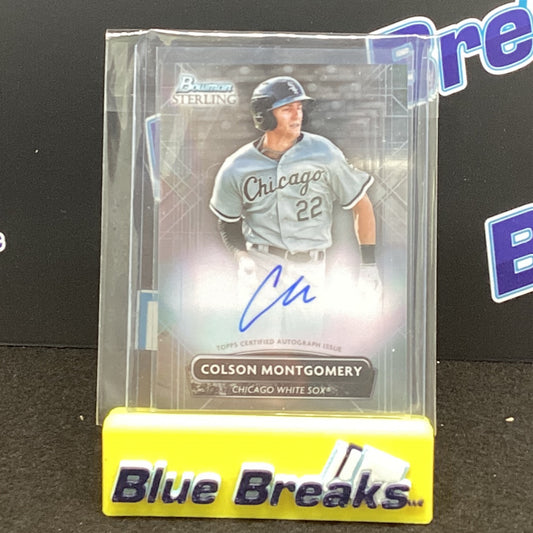 2022 Bowman Sterling - Colson Montgomery - Autograph - Chicago White Sox