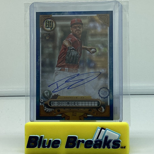 2022 Gypsy Queen blue Reid Detmers auto 036/150 #GQA-RDE Angels