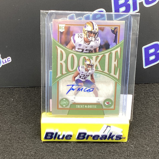 2022 Panini Legacy Rookie Trent McDuffie auto 180