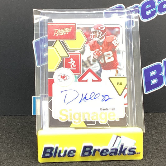 2022 Panini Prestige Signage Dante Hall auto
