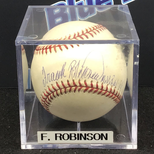 Frank Robinson autographed baseball
