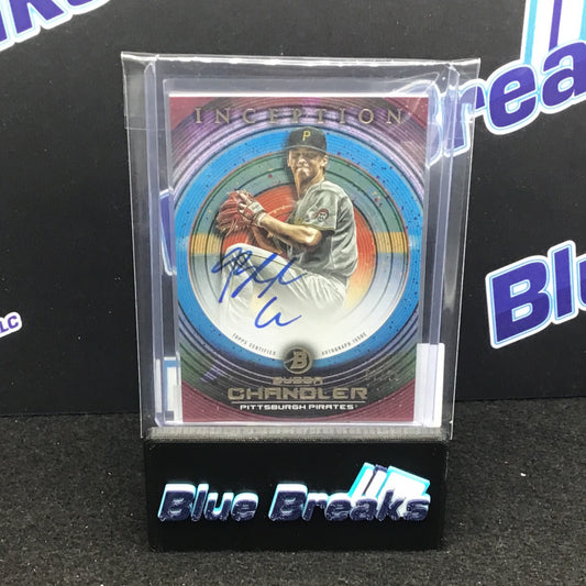 2022 Bowman Inception Bubba Chandler auto 57/75 #PA-BC Pirates