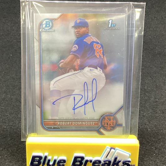 2022 Bowman Chrome 1st Refractor Robert Dominguez auto CPA-RD