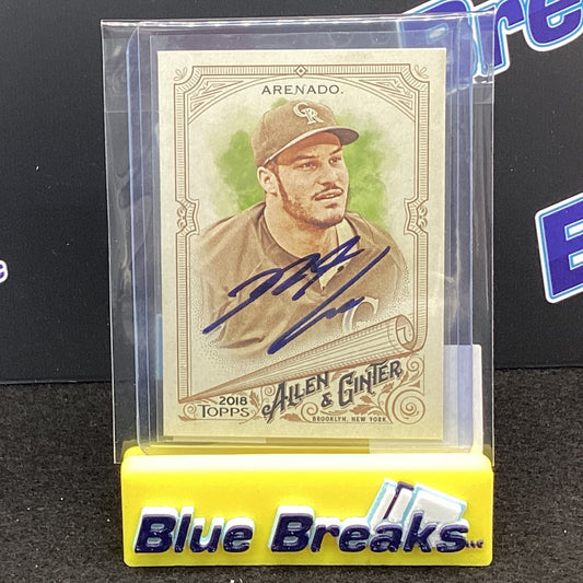 2018 Allen & Ginter Nolen Arenado autograph #173