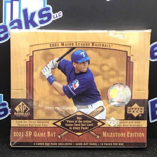 2001 Upper Deck SP Game Bat Milestone Edition