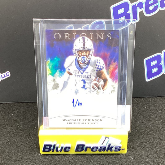 2022 Panini Chronicles Origins Draft Picks Wan'Dale Robinson auto OA-WDR