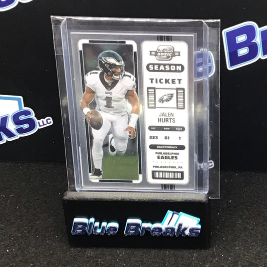 2022 Panini Contenders Optic Jalen Hurts #43 Eagles