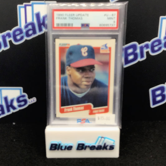 1990 Fleer Update Frank Thomas #U-87 PSA 9 White Sox