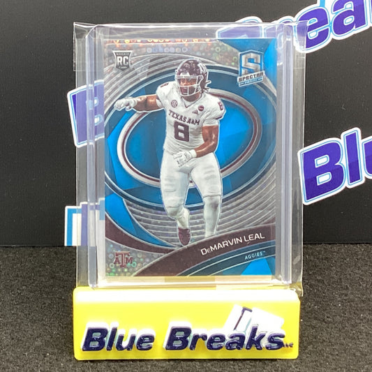 2022 Panini Chronicles Spectra Draft Picks Disco DeMarvin Leal 50/99 10