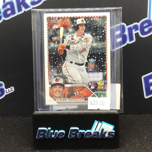 2023 Topps Holiday Adley Rutschman Christmas Lights RC #H50 Orioles
