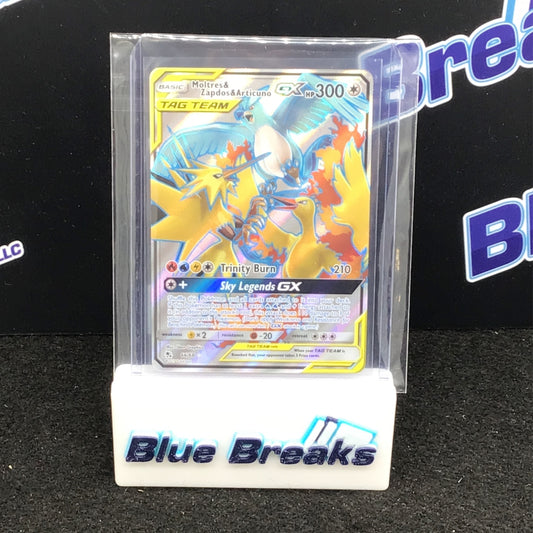 FULL ART Moltres Zapdos Articuno GX ULTRA RARE Pokemon 66/68 Tag Team Holo