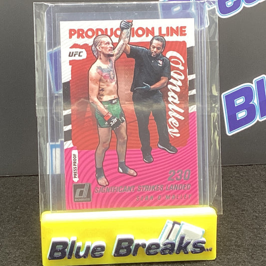 2022 Panini Donruss - Sean O'Malley Press Proof