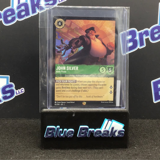 2023 Disney Lorcana Legendary John Silver Alien Pirate 82/204