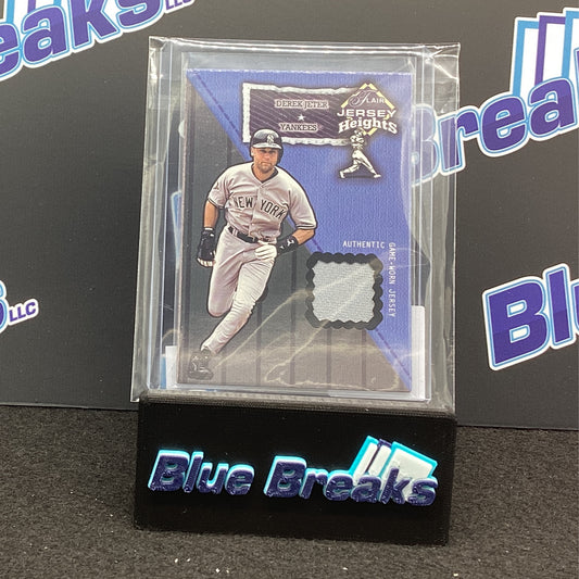 2002 Fleer Flair Jersey Heights Derek Jeter