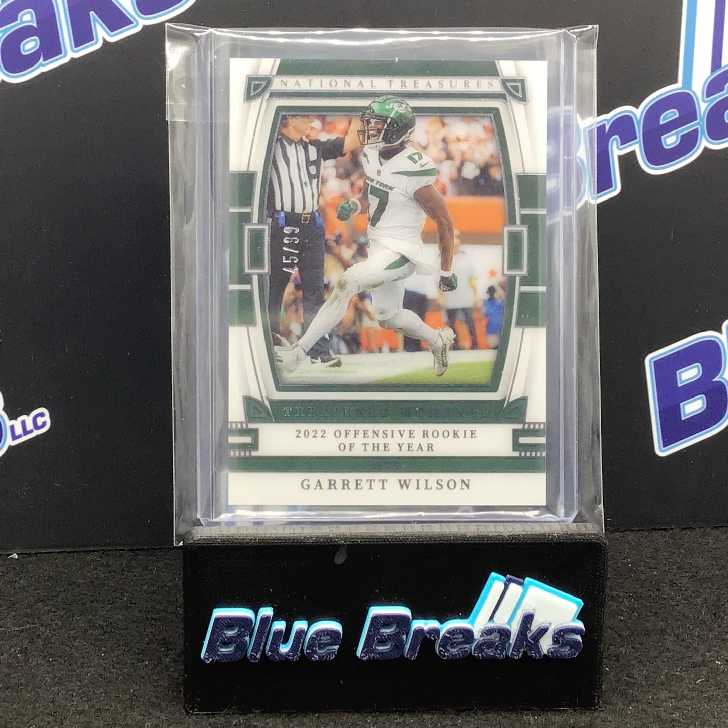 2022 Panini - National Treasures - Garrett Wilson - Treasured Moments - 45/99 - New York Jets
