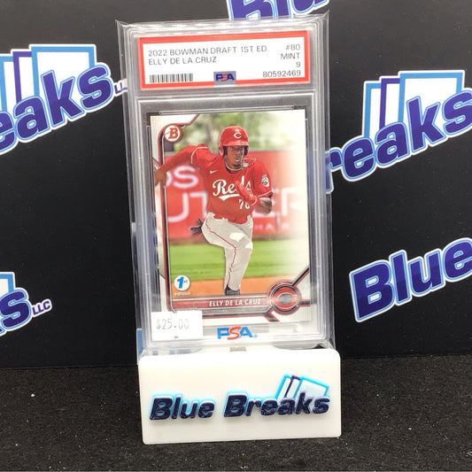 2022 Bowman Draft 1st Edition Elly De La Cruz #80 PSA 9 Reds