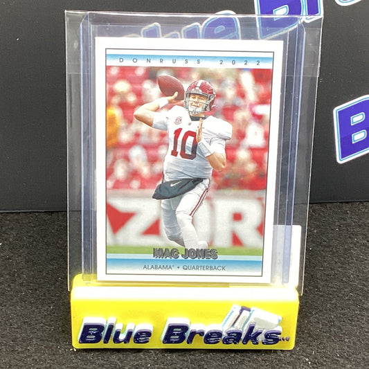 2022 Panini Chronicles Donruss Draft Picks Mac Jones 25 - New England Patriots