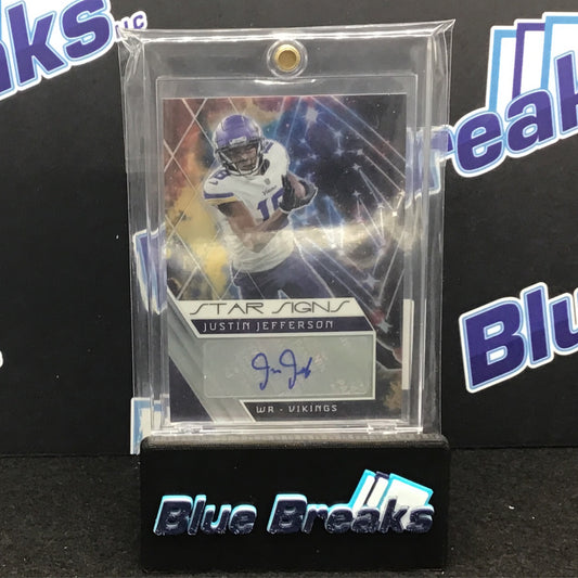 2022 Panini Phoenix - Justin Jefferson - Minnesota Vikings - Star Signs - Autographed
