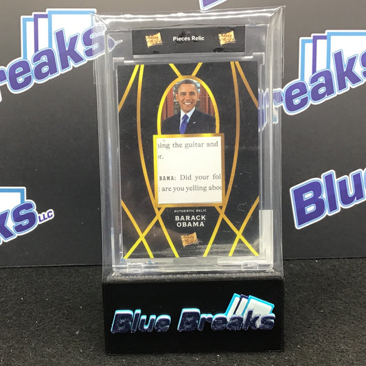 2022 Pieces of the Past Barack Obama relic #POTP-7