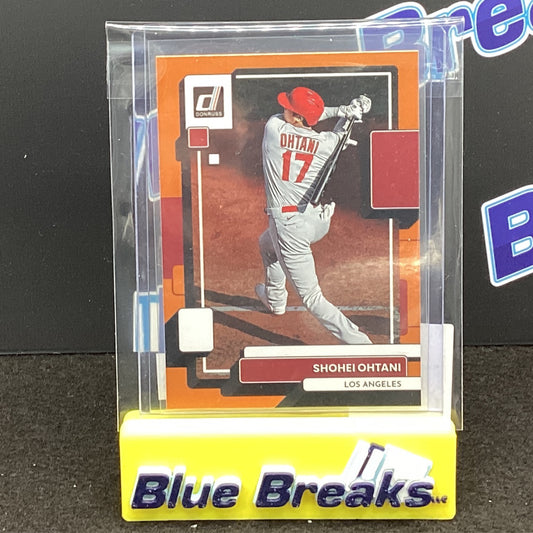 2022 Donruss Orange Foil Parallel Shohei Ohtani 147