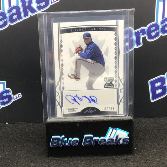 2022 Leaf Trinity - Royber Salinas - 37/99 - Oakland Athletics