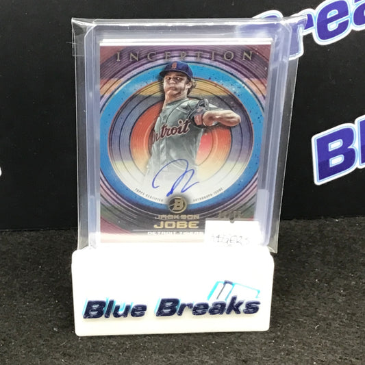 2022 Bowman Inception Roberto Campos auto 175/200 & Jackson Jobe auto 36/75 Tigers