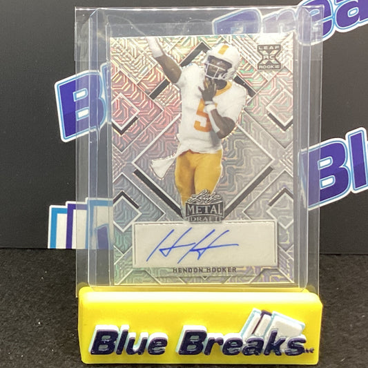 2022 Leaf Metal Draft - Hendon Hooker 3/20