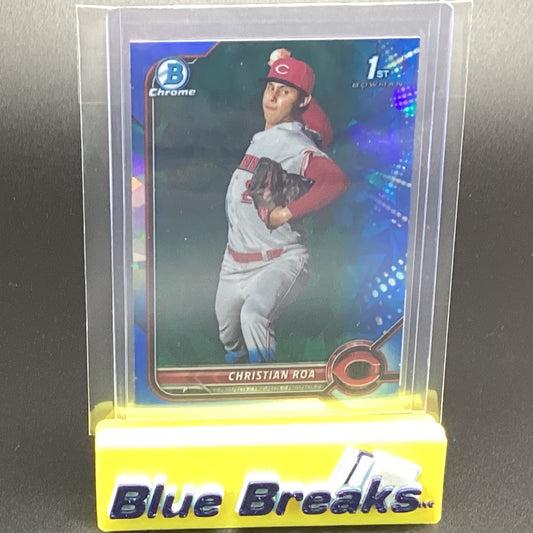 2022 Bowman Chrome 1st Sapphire Christian Roa