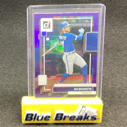 2022 Donruss Purple Bo Bichette
