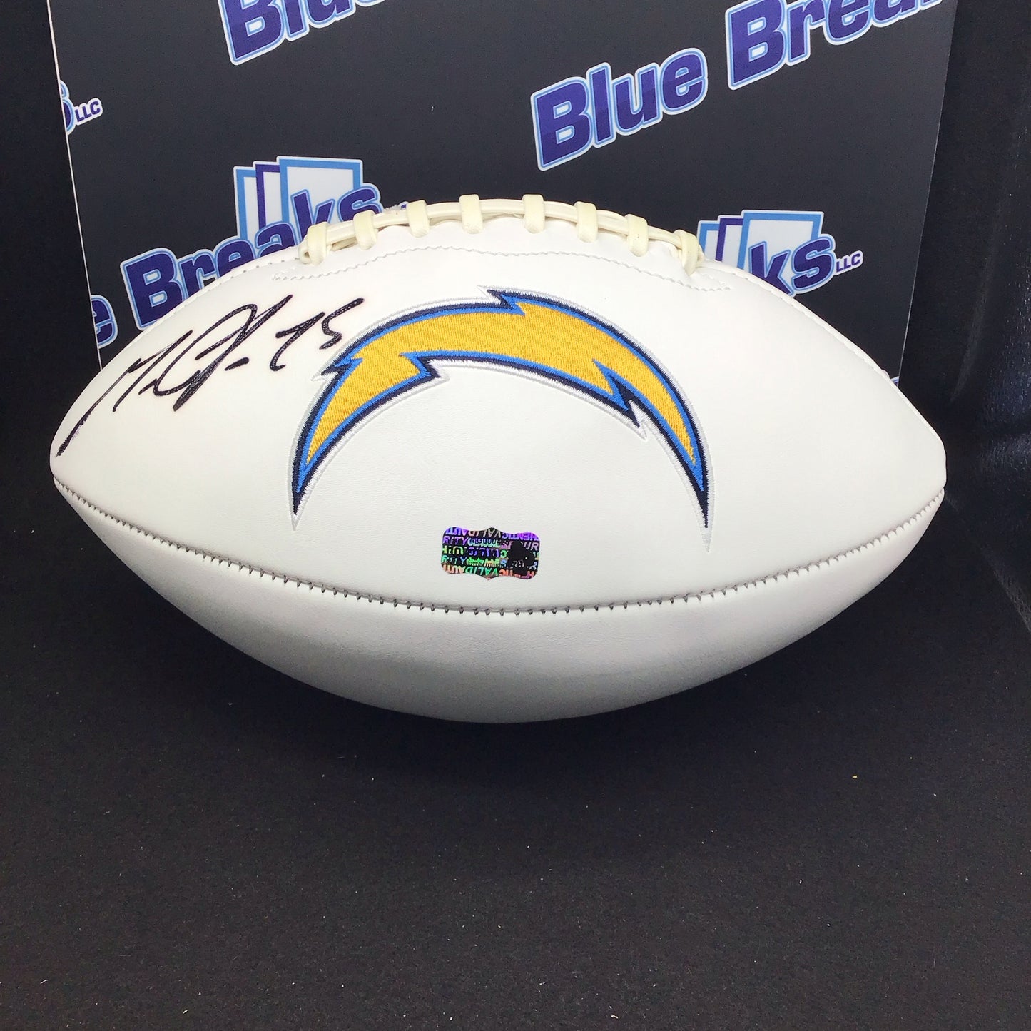 Full Size Football Chargers Melvin Gordon auto Radtke Sports COA