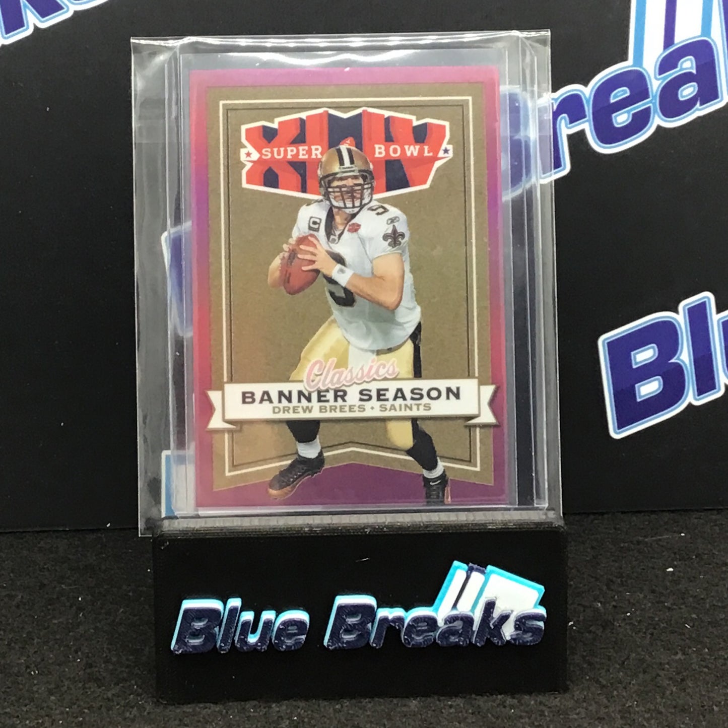 2022 Panini Classics Purple Banner Season Drew Brees #BS-5 Saints