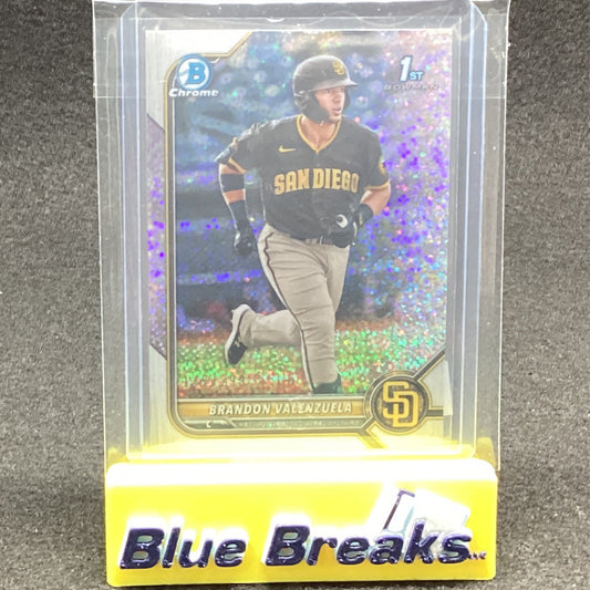 2022 Bowman Chrome 1st Sparkle Brandon Valenzuela 147/299 BCP-28