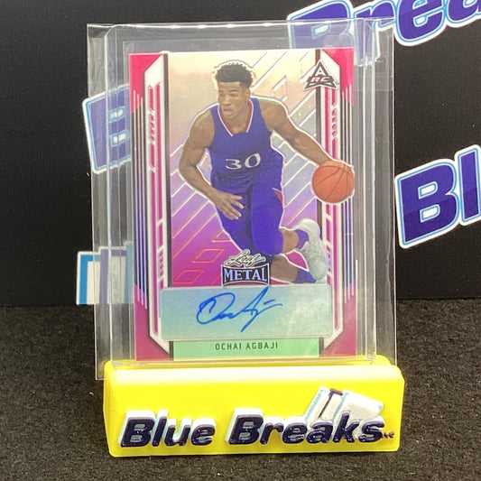 2022 Leaf Metal Draft - Ochai Agbaji 10/25