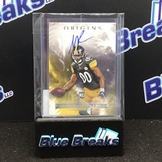 2022 Panini Origins George Pickens auto #RAU-GPI Steelers